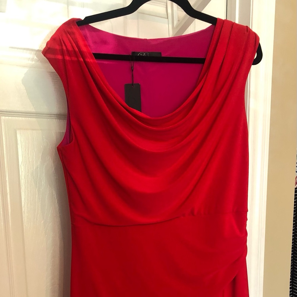 Lucian Matis Sleeveless Red dress Size Large BNWT